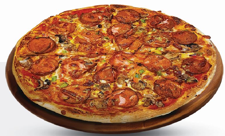 undefined - پیتزا سوسیس و قارچ 1 نفره